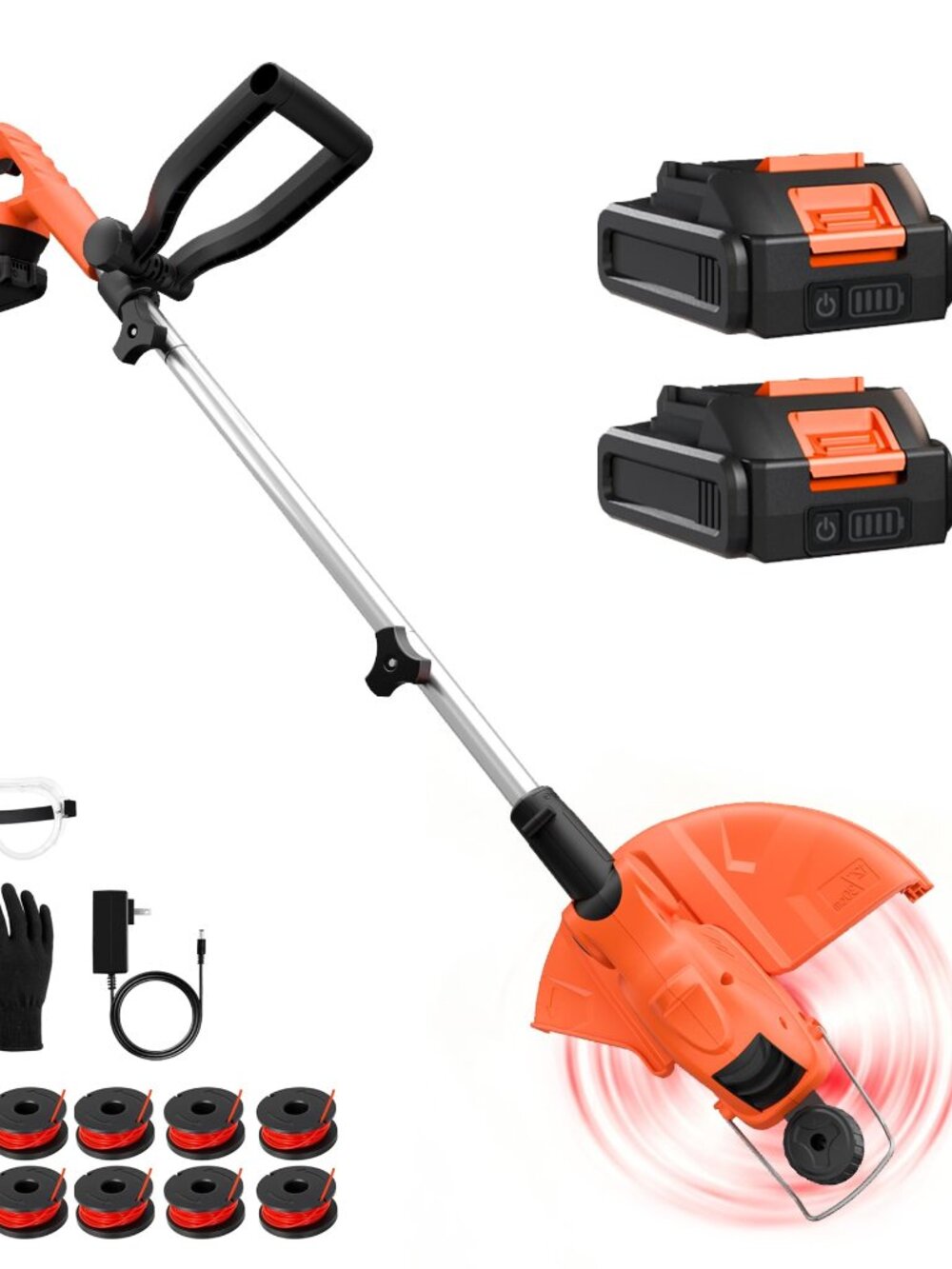 New in box Wacker Eater Battery Powered Cordless Ergonomic Small Yards & Seniors